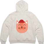 후드티 뒷면 모자쓴 고양이 야옹이 HAT 디자인 옷 프린팅티셔츠