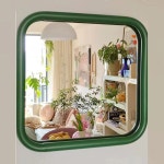 거울 벽걸이 네모 스테인레스 화장실 정사각형 미러