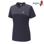 마코 패턴 집업 반팔 티셔츠 MLW2TH04