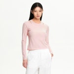 뉴발란스 여성 소프트 골지 컷아웃 긴팔티 SLIM FIT NBNDF2W312
