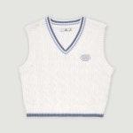 행텐틴즈 세이브존07 니트조끼 여아 케이블 크롭 니트베스트 세이브존 S19365682