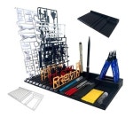 Model parts 공구 선반 랙 보관 공간이 모델 키트 도구 정리 건담 부품 액세서리 전시용으로 적합