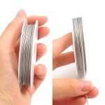 강력한 스테인리스 스틸 라인 와이어 비딩 코드 스트링 공예 베일링 조각 쥬얼리 DIY 수공예품 0 3 0 m about 20M