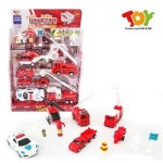 우토 우토 토이즈 드림시티 긴급출동 119소방구조대 미니카 세트