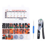 JRready DT 커넥터 키트 2-12 핀 368 PCs 솔리드 컨택트 크림퍼 전용 ACT-M202 12-22AWG ST6146