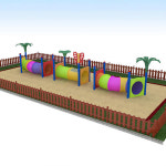 원통 터널놀이 어린이집 유치원 유아 아동 어린이 야외 공원 실외 터널 놀이 기구 놀이터 놀이시설 VK-1165