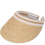 헬렌카민스키 헬렌카민스키 비앙카 바이저 NATURAL NOUGAT STRIPE HAT50265