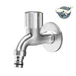 내구성 스텐 세탁기 수도꼭지 원형 카프링 세탁수전 세탁기꼭지 단수전 가로꼭지