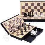 어린이체스 유아 집중력 사고력 보드 게임 중형B 접이식체스 미니보드게임 체스게임