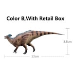 파라사우로푸스 공룡 고대 선사 시대 동물 모델 모형 1개 2 Color B with box