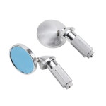 바이크 오토바이 백미러 라운드 핸들바 바 엔드 VESPA Sprint50 150 Prima50 300 용 GTS150 250