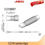 JBCC 210007 C 2100080 210023 납땜 스테이션 원본과 함께 인두 작업용 치즐 유형 T210-A CD-2SHQF
