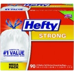 Hefty 주방 드로스트링 백 49 2L 13갤런 0 9mil 박스 90개