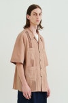 로드존그레이 guayabera s s shirt coral
