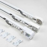 거실용 초저소음 알루미늄 합금 전기 커튼 트랙 레일 시스템 두야 모터 M1 DT82 스마트 KT82TN