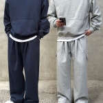 인히어맨즈 SET 1 1 컨티 올디 후드티 핀턱팬츠