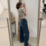 코어드 2차 기장선택 Carpenter denim deep short L