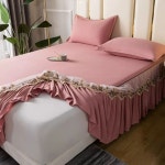 커버 침대 레이스 유럽식 더블 사계절 매트리 세탁 싱글