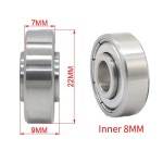 10PCS 비표준 깊은 홈 볼 베어링 제기 단계 베어링 8x22x7x8 8x22x7x9 8x22x7x10MM 608ZZ