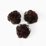 올림머리 부분가발 3p 밀크브라운 가채 혼주