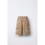 자라 ZARA 자라 키즈 캔버스 버뮤다 쇼츠 반바지 6917 964 707 280900