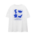 씨엔엔어패럴 매장정품 씨엔엔 어패럴 CNN APPAREL 트래블 시티 그래픽 반팔 티셔츠 CA24TTS232WHT 119650