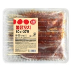 식자재왕 바이오푸드몰 식자재왕 불닭 닭꼬치 1 6kg 2개