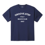 그루브스텝 그루브스텝 레터링 라운드 반팔 티셔츠 S0262