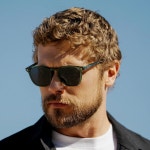 WMP 안경 - 남성용 편광 모던 라운드 스퀘어 선글라스