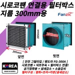 팬직 팬직 팬도라 시로코팬 연결용 필터박스 식당 공장 작업장 공기정화 냄새제거 염화 프리 카본 2개 옵션04 직경350mm 염화 프리 카본 FG... 