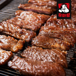 우마왕 마포 끄티집 왕돼지구이 1 2kg 1 2kg 총2 4kg 칼집 노포양념구이 돼지갈비 맛 34858311