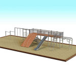 조합놀이대 초등학교 어린이 운동장 야외 공원 놀이터 조합 놀이기구 종합 놀이시설 VK-1525-5