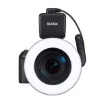 Godox 매크로 LED 링 라이트 360 도 회전 비디오 촬영 사진 카메라 램프 조명 RING72