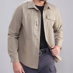 밀탑 디펜더 택티컬 통기성 남방 간절기 셔츠 아미그린 110