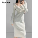 Poobae 타이트 원피스 시리즈 M011 L