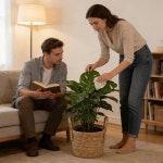 라탄화분바구니 특대형화분 화단만들기 원색 밀짚으로 엮다 450