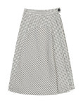 에꼴드파리 체크패턴 롱스커트 CB24WSA006Z