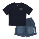 리바이스키즈 로고루즈핏로고데님쇼츠세트 V252TS358PT319 35125691