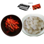 옥여사 2종 무말랭이무침 락교 마늘 절임 각 200g씩 장아찌 절임 반찬거리 밑반찬 종류