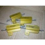 알루미늄 케이스 와이어 감김 저항 DALE 2R 25W 1 2 1 5 VISHAY RH25 RH-25 RH0251R2 1