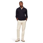 토미 힐피거 남성 경량 풀오버 쿼터 지퍼 스웨터