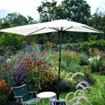 직사각 파라솔 대형 하프 그늘막 와인 카페