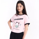 더데이걸즈 포차코 배색 링거 티셔츠 TGRA2536