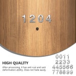 20 Pcs 번호 사서함 번호 방 트럭 기호 주소 거리 문 호텔