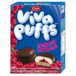 Dare 비바 Viva Puffs 라즈베리 - 초콜릿 커버 마시멜로 쿠키 300g 캐나다에서 수입