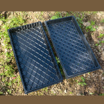 6Pcs 식물 발아 트레이 성장 플레이트 스타터 원예 시작 온실 상자 보육