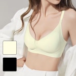 노와이어 브라 새가슴 뽕브라 편한 여성 심리스속옷 2컬러