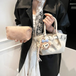 대학생 직장인 파우치 레더 토트 크로스백