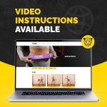 운동용 패브릭 저항 밴드 - 여성 남성용 부티 운동 세트 다리용 피트니스