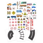 교통스티커 9종세트 꾸미기 문구스티커 만들기재료